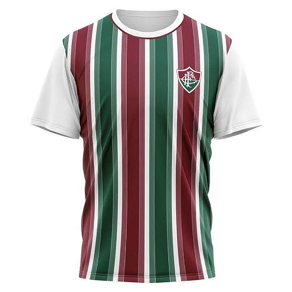 Camisa Braziline Fluminense Lull Masculina Branco Bordo