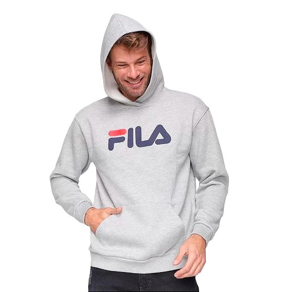 Casaco Fila Letter Masculino Cinza