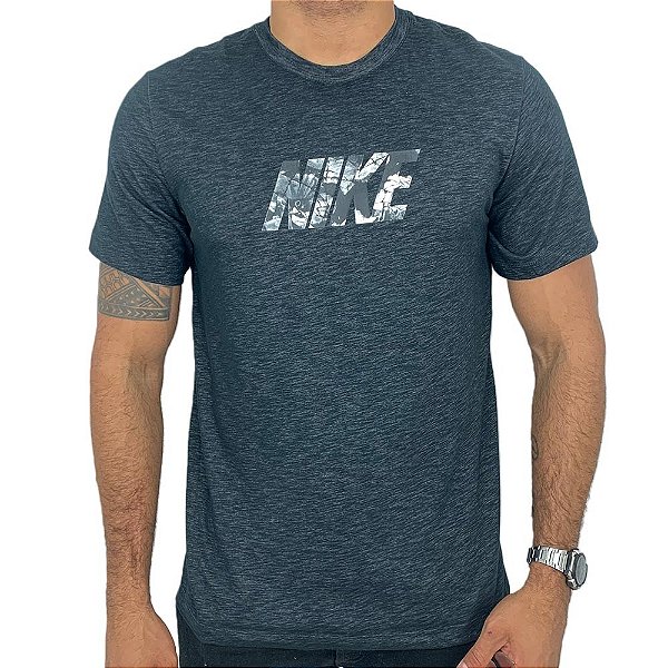 Camisa Nike Tee Slub Masculina Preto
