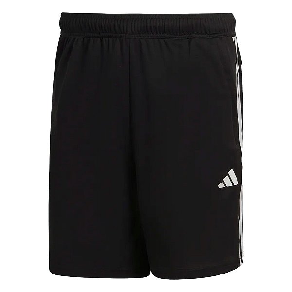Bermuda Adidas Treino Essentials Piquê Masculina Preto Branco