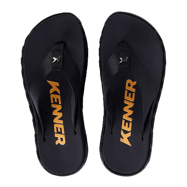 Chinelo Kenner Megah Pop Masculino Preto Preto