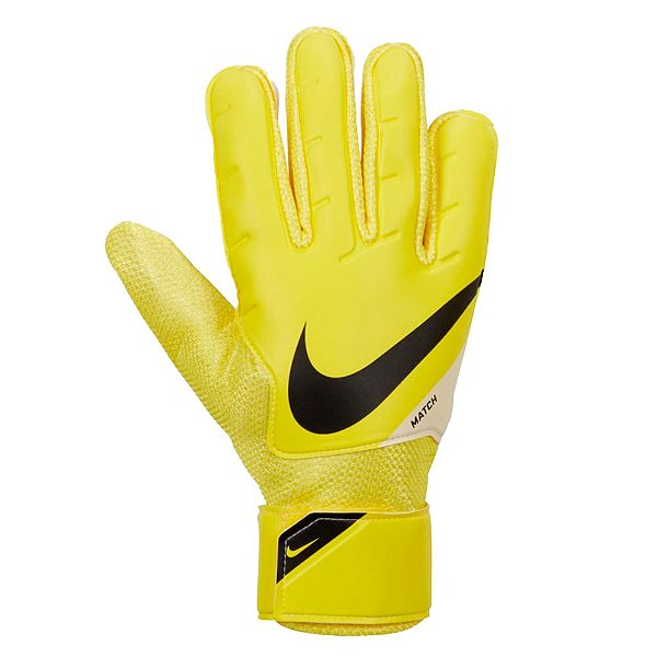 Luva Nike Goleiro Gk Match Masculina Amarelo Preto