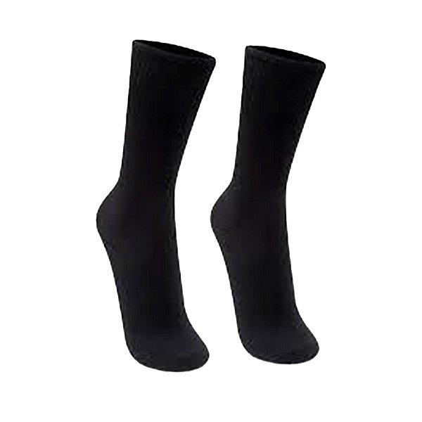 Meia Puket Esportiva Basic Unissex Preto