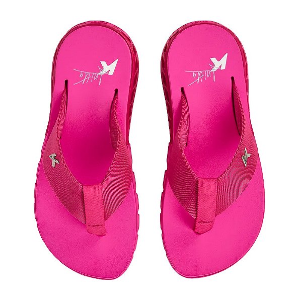 Chinelo Kenner Rakka Anitta Feminino Rosa Choque