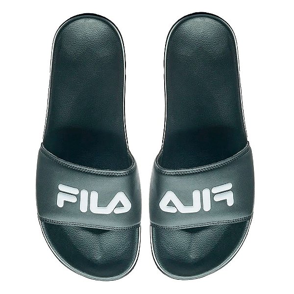 Chinelo Fila Drifter Basic Masculino Preto Branco