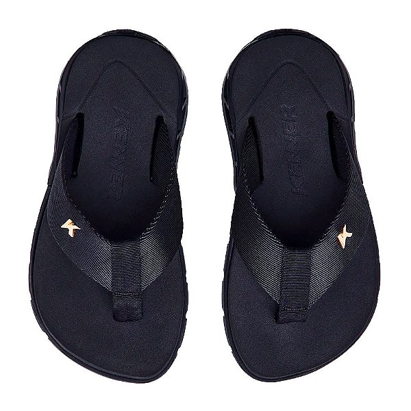 Chinelo Kenner Rakka Infantil Preto Preto