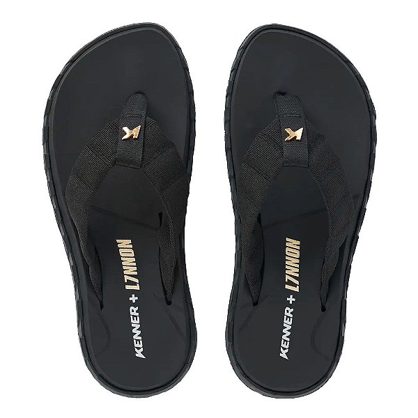 Chinelo Kenner Megah Core L7 Masculino Preto
