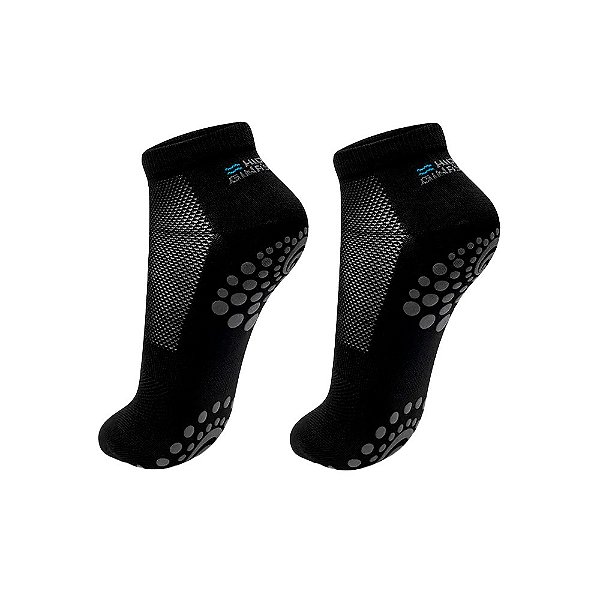 Meia Puket Esportiva Hidroginástica Feminina Preto