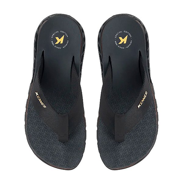 Chinelo kenner Rakka Edição Especial Unissex Preto