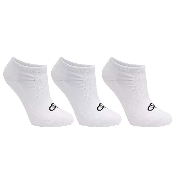 Kit Meia Olympikus C/3 Pares Invisível Feminina Branco
