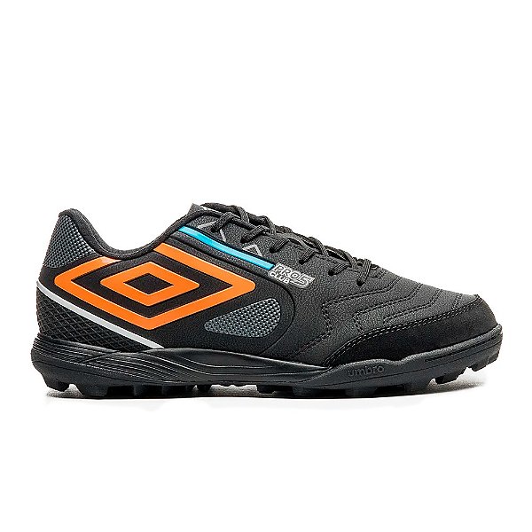 Chuteira Umbro Society Pro 5 Bump Club Masculina Preto Lanraja Azul
