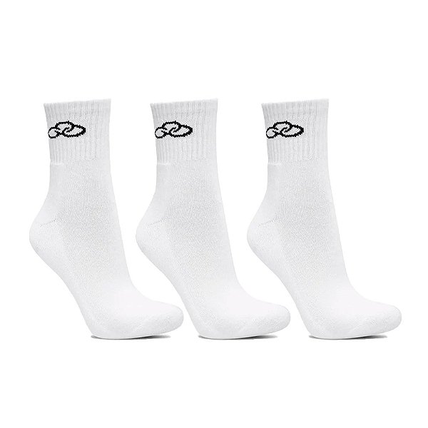 Kit Meia Olympikus Cano Médio C/3 Pares Masculino