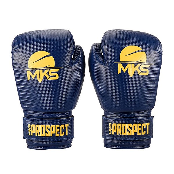 Luva de Boxe Muay Thai MKS New Prospect Azul/Amarelo
