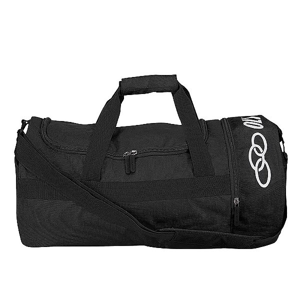 Mala Olympikus Gym Bag Unissex Preto Branco