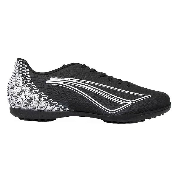 Chuteira Penalty Society Bravo XXII Masculina Preto Branco