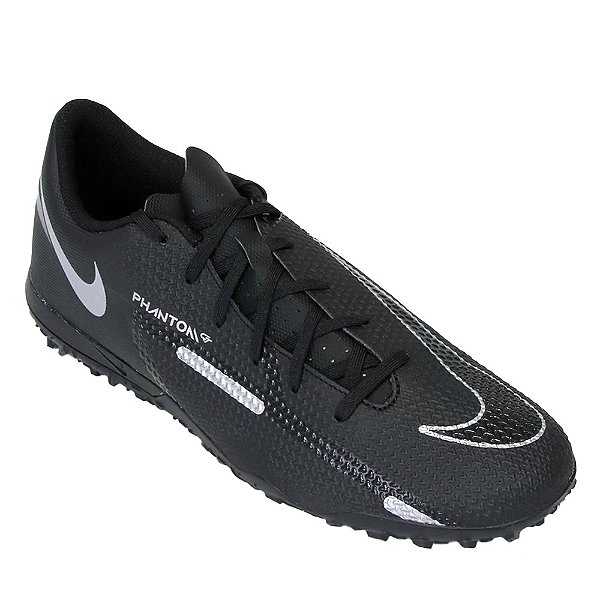 Chuteira Nike Phantom Gt2 Preto Prata