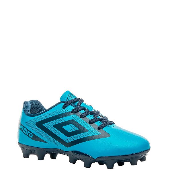 Chuteira Umbro Campo Beat Infantil Azul