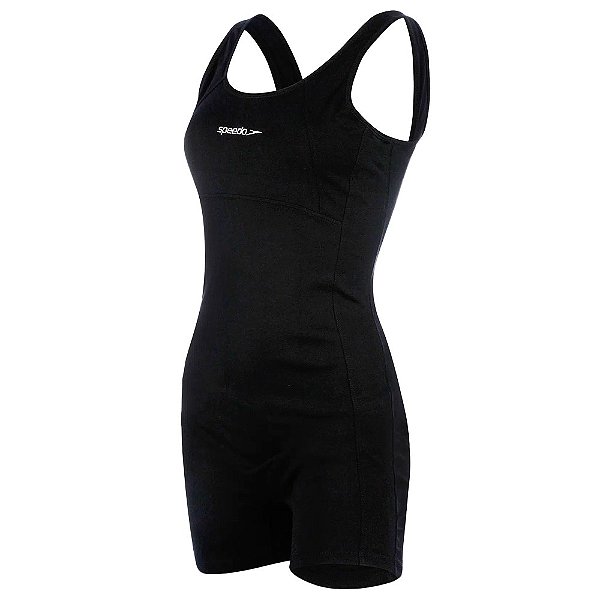 Macaquinho De Natação e Hidroginástica Basic Speedo Unissex Preto