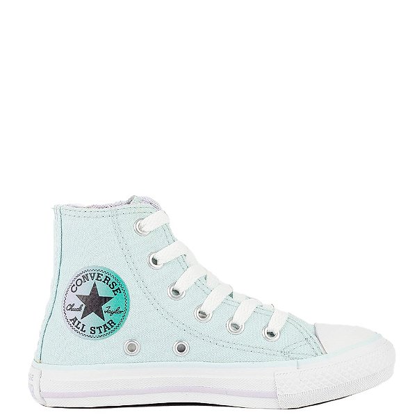 Tênis Converse All Star Chuck Taylor Seasonal Plus Infantil Azul Claro
