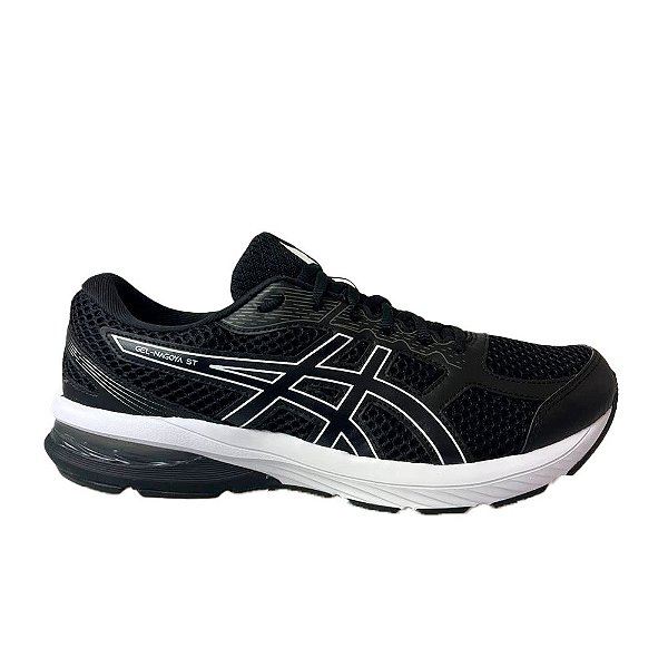 Tênis Asics Gel-Nagoya ST Feminino Preto Branco
