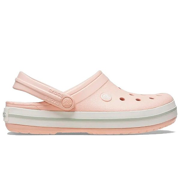 Sandália Crocs Crocband Clog Feminina Rose Verde