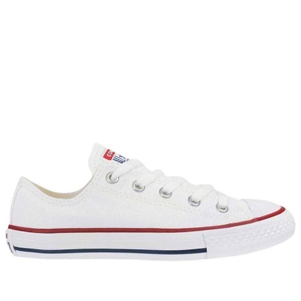 Tênis Converse All Star Chuck Taylor Infantil Branco Vermelho
