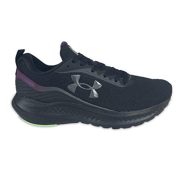 Tênis Under Armour Charged Wing Se Feminino Preto Roxo Verde