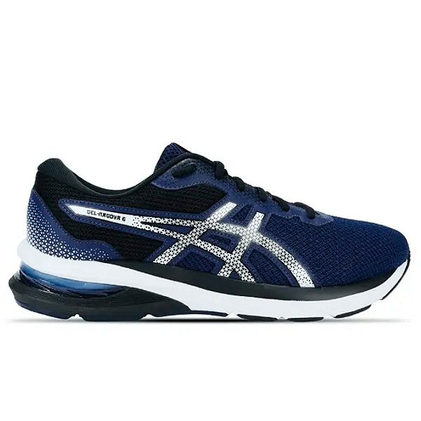 Tênis Asics Gel Nagoya 6 Masculino Azul Preto Branco