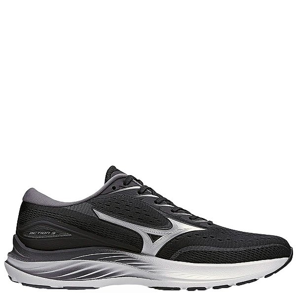 Tênis Mizuno Action 3 Masculino Preto Branco