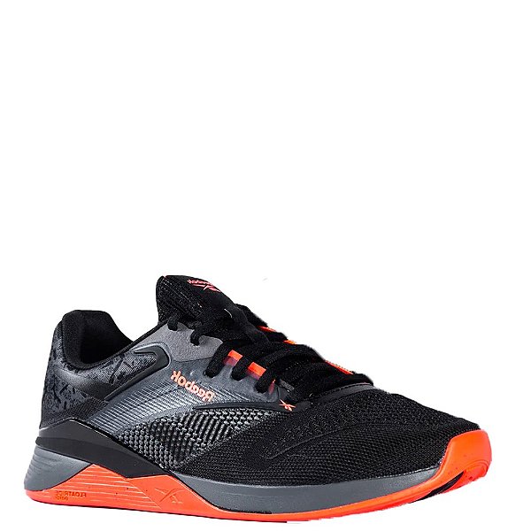 Tênis Reebok Nano X4 Masculino Preto Laranja