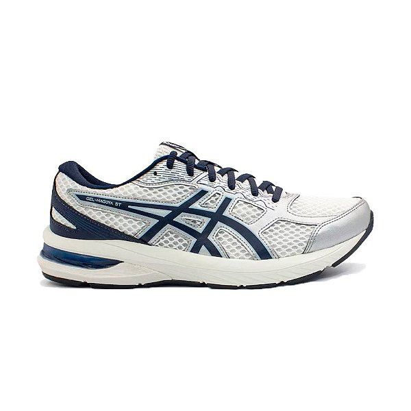 Tênis Asics Gel-Nagoya ST Masculino Branco Prata Marinho