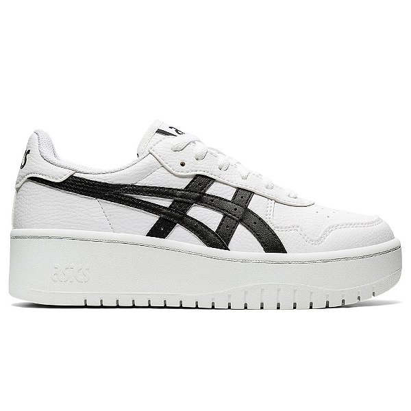 Tênis Asics Japan ST Plataforma Feminino Branco Preto