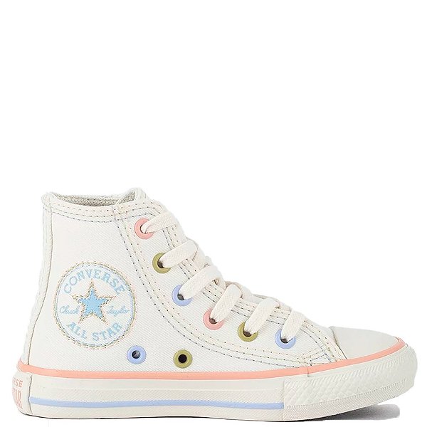 Tenis Converse Chuck Taylor All Star Hi Vintage Infantil Amendoa Colors