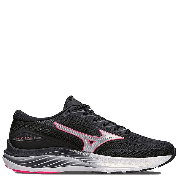 Tênis Mizuno Action 3 Feminino Preto Prata Vermelho