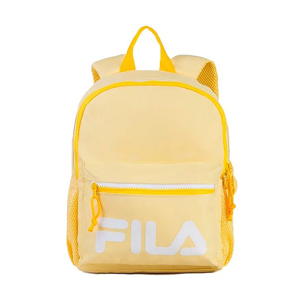 Mochila Fila Mini Colors Unissex Amarelo Branco