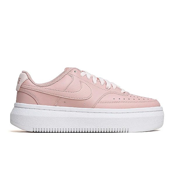 Tênis Nike Court Vision Alta Feminino Rosé Branco