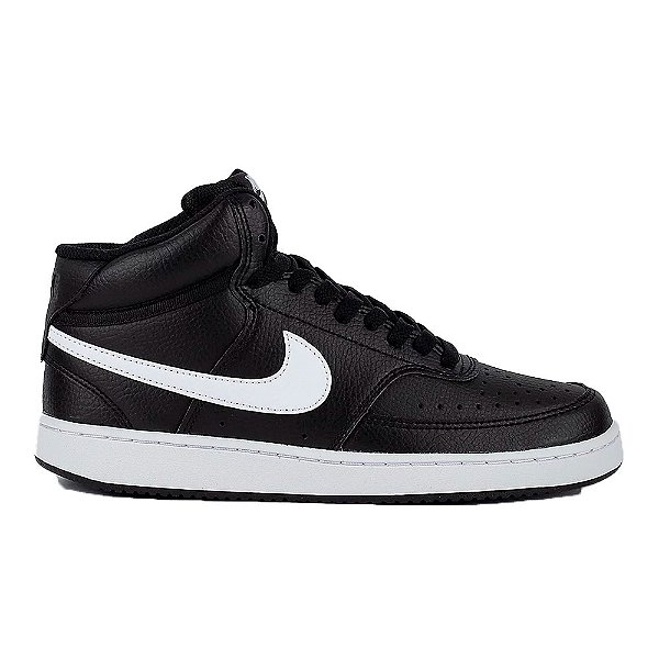Tênis Nike Court Vision Mid Next Nature Masculino Preto Branco