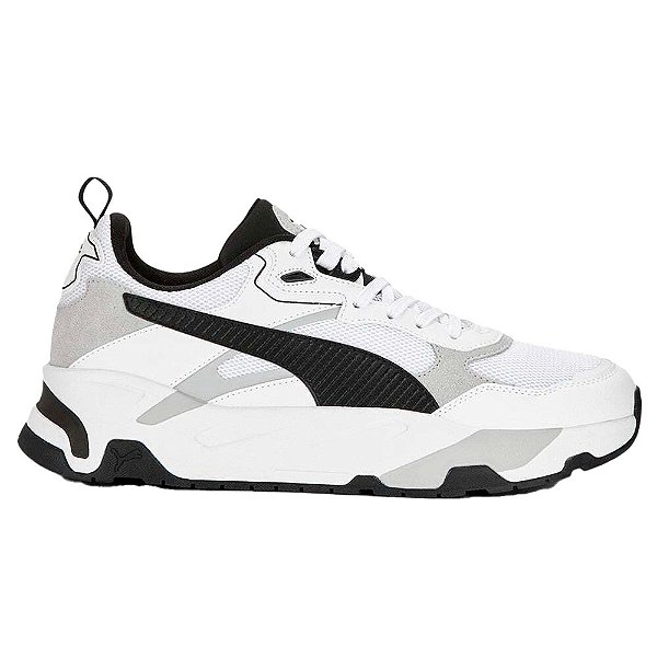 Tênis Puma Trinity Masculino Branco Preto Cinza