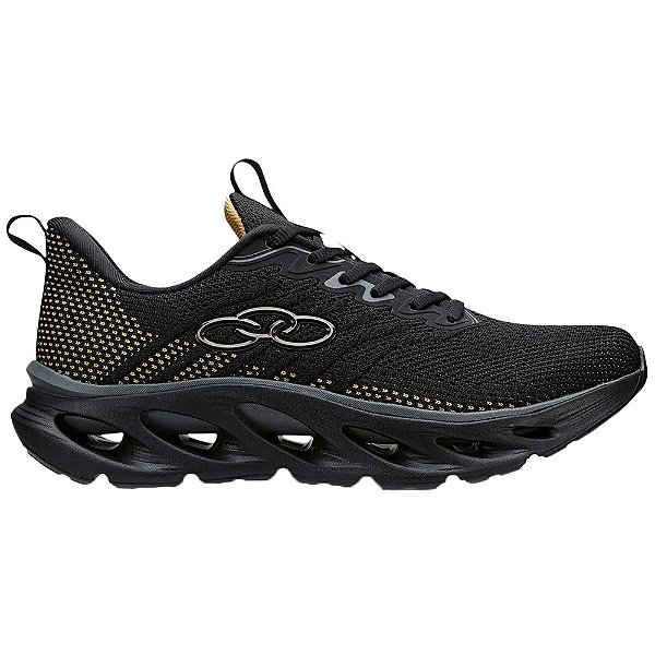 Tênis Olympikus Diffuse 5 Masculino Preto Dourado