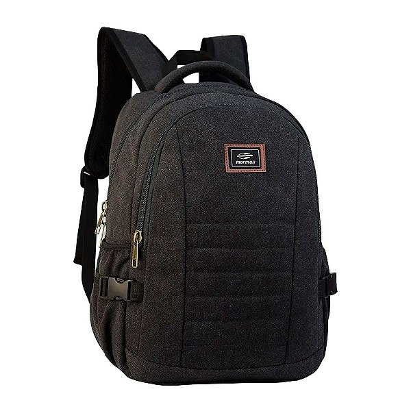 Mochila Mormaii Canvas MOR2506 25 Litros Unissex Preta