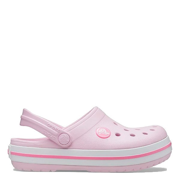 Sandália Crocs Crocband Clog Infantil Rosa