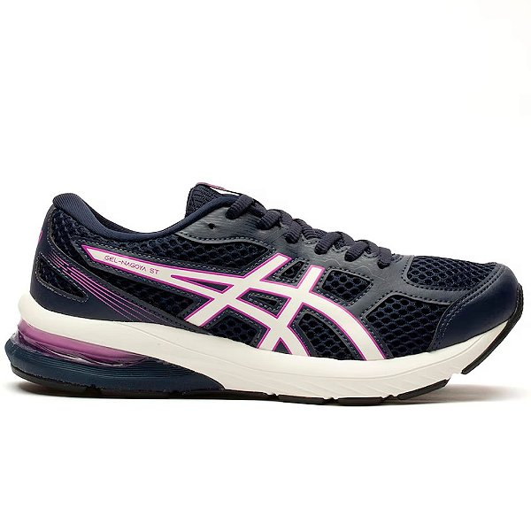 Tênis Asics Gel-Nagoya ST Feminino Marinho Roxo