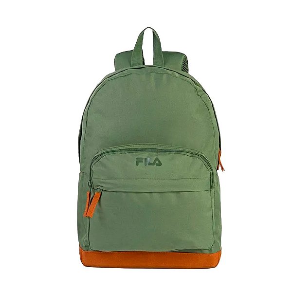 Mochila Fila Suede Unissex Verde Marrom