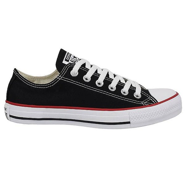 Tênis Converse All Star Chuck Taylor Core OX Preto e Vermelho