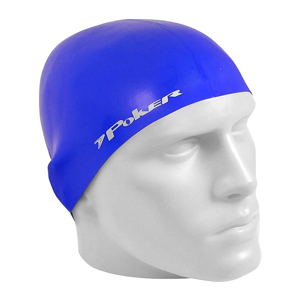 Touca Natação Poke Silicone Unissex Azul