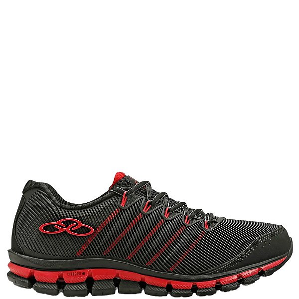 Tênis Olympikus Dynamic/343 Masculino Preto Vermelho