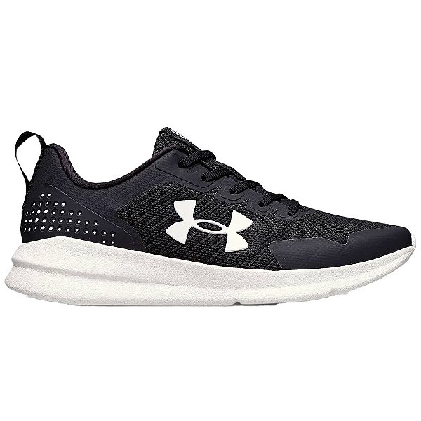 Tênis Under Armour Essential SE Masculino Preto Branco