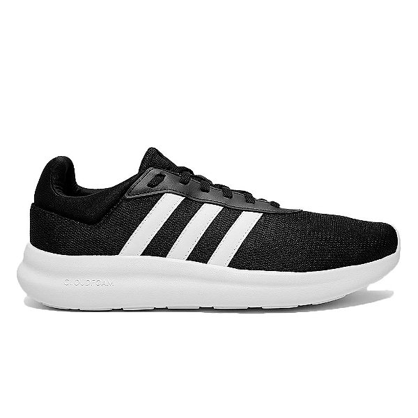 Tênis Adidas Lite Racer 4.0 Masculino Preto Branco