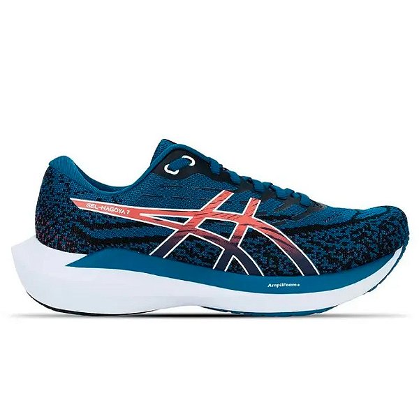 Tênis Asics Gel Nagoya 7 Masculino Azul Coral Preto