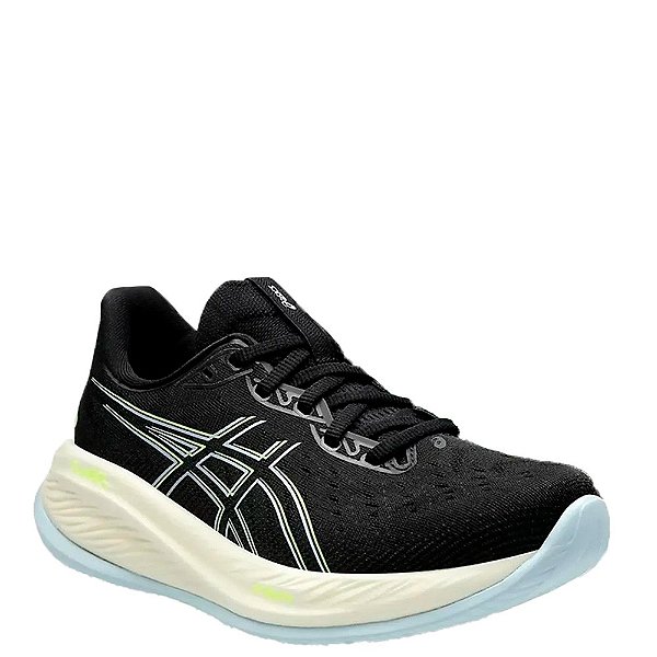 Tênis Asics Gel Cumulus 26 Masculino Preto Bege Verde